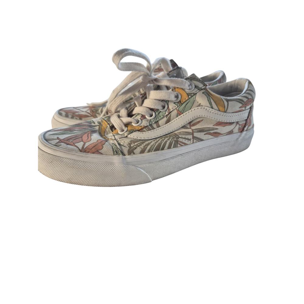 Vans Sneakers Womens 6.5 Old Skool Low California Floral Marsh Skate Shoes Laces - Picture 3 of 9